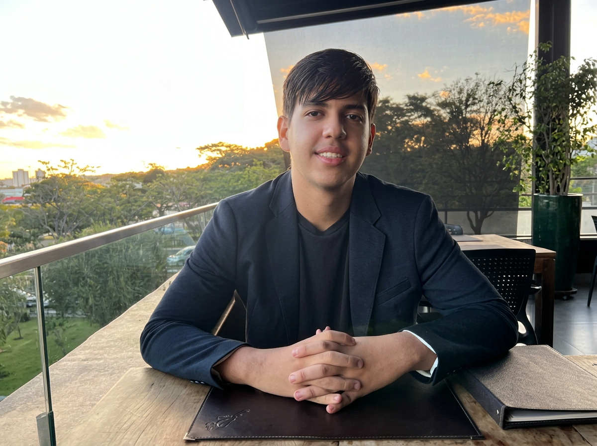 Foto de João Victtor, sócio fundador da Alpha